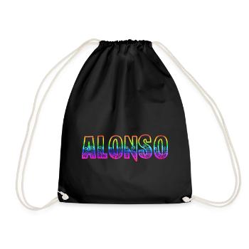 Alonso RS Arc-en-ciel - Sac de sport léger - noir - Devant