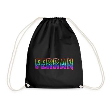 ferran rs regenbogen - Turnbeutel - Schwarz - Vorne