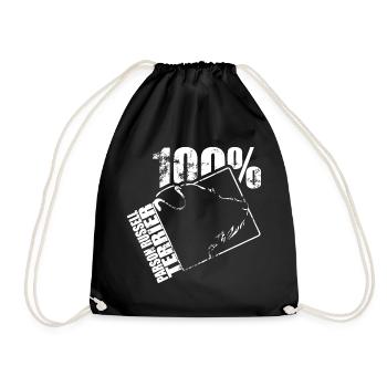 PARSON RUSSELL TERRIER 100 - Drawstring Bag - black - Front
