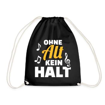 Chor - Turnbeutel - Schwarz - Vorne