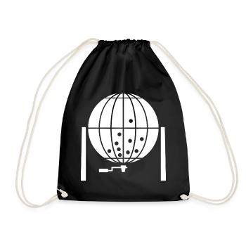 bingo - Drawstring Bag - black - Front