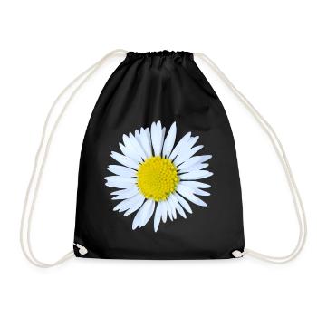 Daisy - Drawstring Bag - black - Front