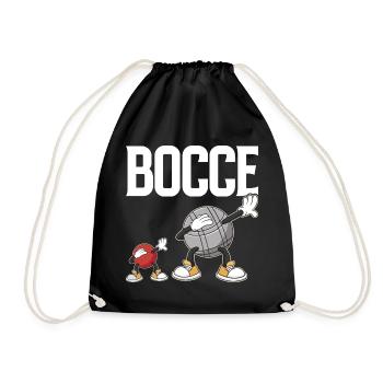 Dabbing Bocce Ball avec Jack Bocci Dab Game Bocce - Sac de sport léger - noir - Devant