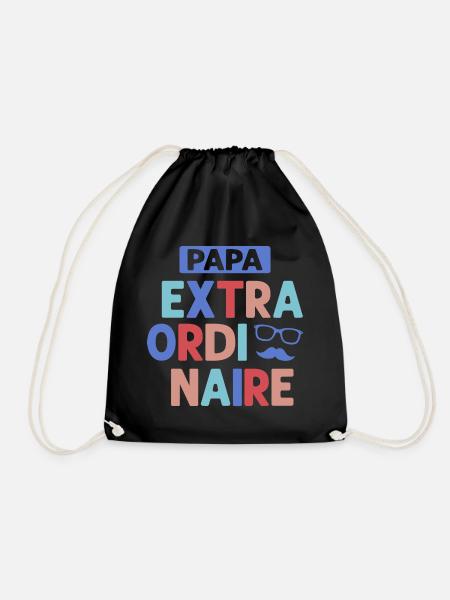 Papa Extraordinaire Pour Meilleur Papa - Sac de sport léger - noir
