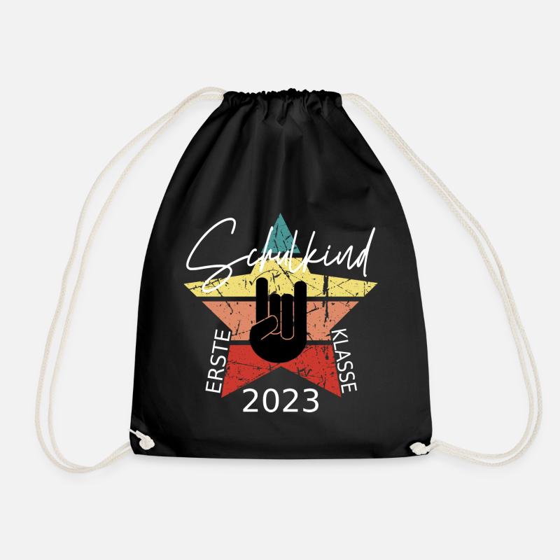 Schulkind 2023 1. Klasse - Turnbeutel - Schwarz