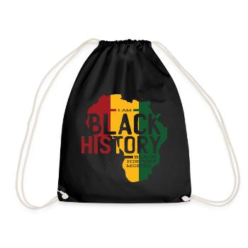 Africa Colors Histoire noire - Sac de sport léger - noir - Devant
