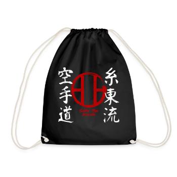 Karate Shito Ryu Kanji Kampfkunst Japan - Turnbeutel - Schwarz - Vorne