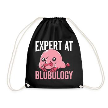 Blobfish-experte Bei Blobology Blobfishes Besitzer - Turnbeutel - Schwarz - Vorne