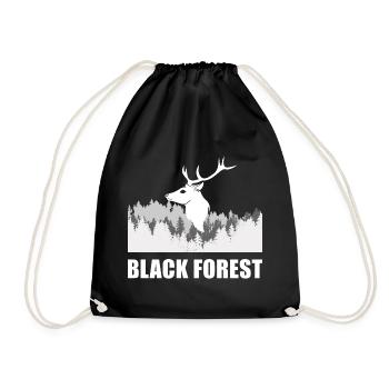 Black Forest - Turnbeutel - Schwarz - Vorne