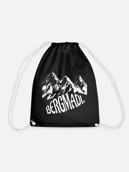 Bergmadl - Turnbeutel - Schwarz