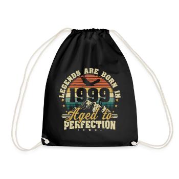 1999 Vintage Born légendes cadeau d’anniversaire - Sac de sport léger - noir - Devant