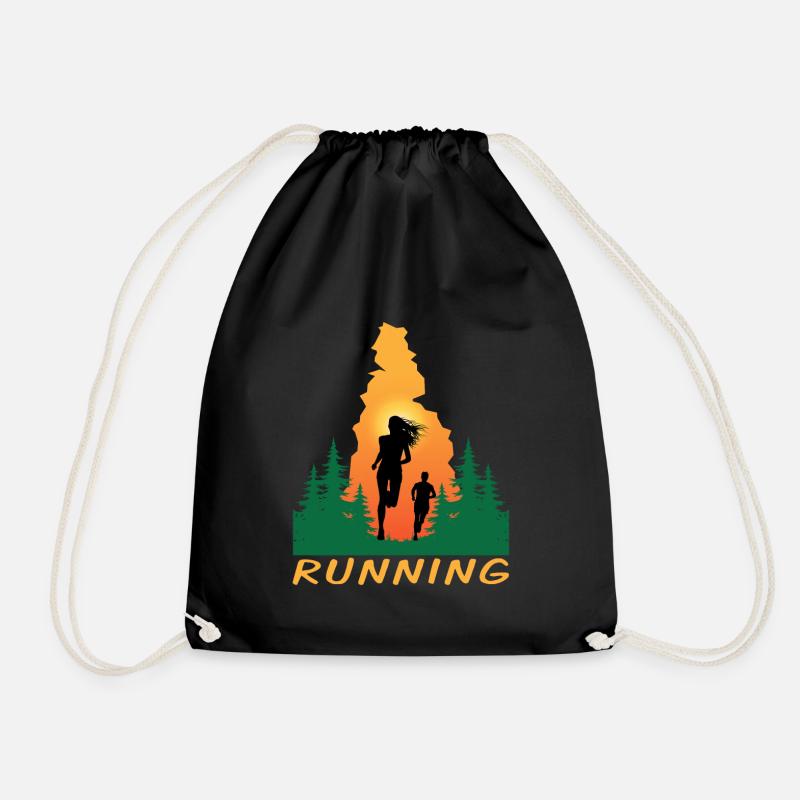 Running - Turnbeutel - Schwarz