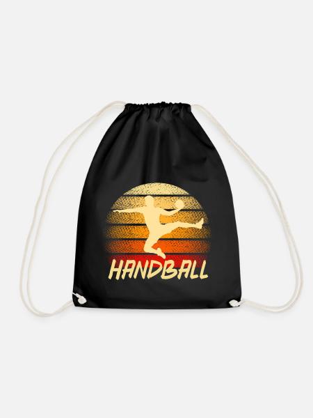 Handball - Turnbeutel - Schwarz