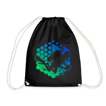 Scuba Tauchen Diver Tauchen Scuba Diver - Turnbeutel - Schwarz - Vorne