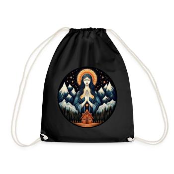 Bless you - Sticker - Turnbeutel - Schwarz - Vorne