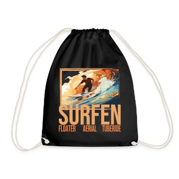 Floater - Aerial - Tuberide - Surfen - Turnbeutel - Schwarz - Vorne
