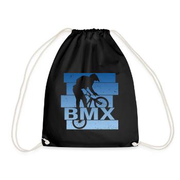 BMX - Turnbeutel - Schwarz - Vorne