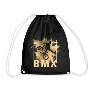 BMX - Turnbeutel - Schwarz - Vorne