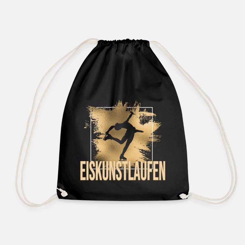 Eiskunstlauf - Turnbeutel - Schwarz