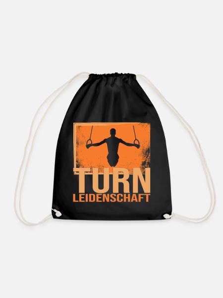 Turn Leidenschaft - Turnbeutel - Schwarz