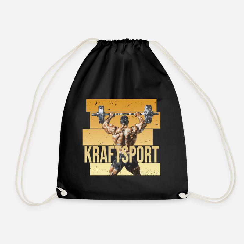 Kraftsport - Turnbeutel - Schwarz