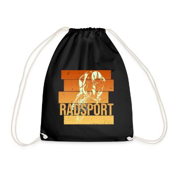 Radsport - Turnbeutel - Schwarz - Vorne
