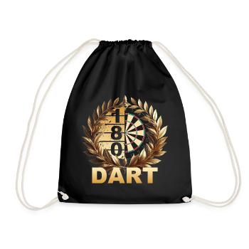 Dart 180 - Turnbeutel - Schwarz - Vorne