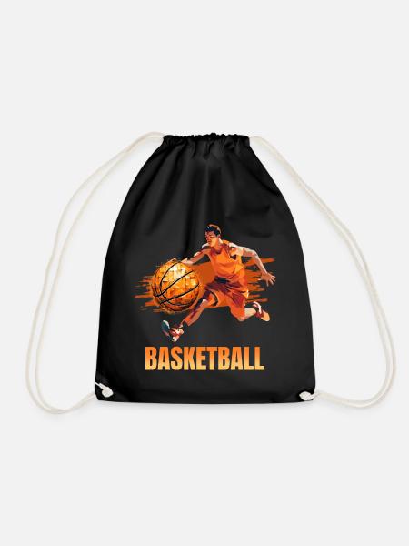 Basketball - Turnbeutel - Schwarz