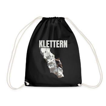 Klettern - Turnbeutel - Schwarz - Vorne