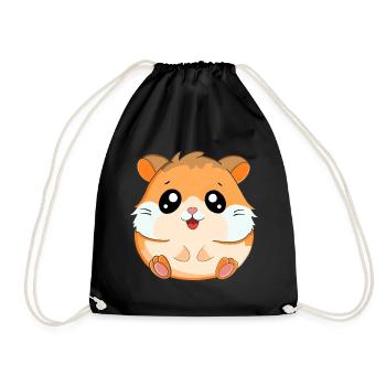 Hamster - Sac de sport léger - noir - Devant