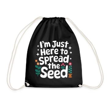 Jardinier Plantes de jardin Jardinage - Sac de sport léger - noir - Devant