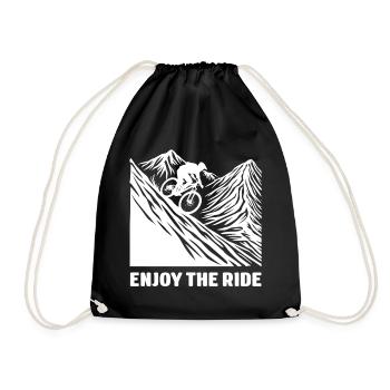 VTT - Profitez de la balade - Sac de sport léger - noir - Devant
