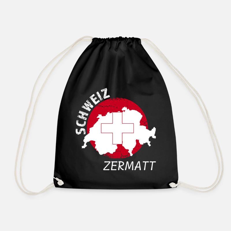 Zermatt - Turnbeutel - Schwarz