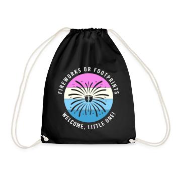 Gender Reveal New Year's Eve New Year New Year - Drawstring Bag - black - Front
