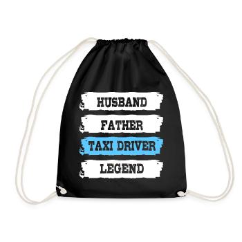 Taxi Chauffeur de taxi - Sac de sport léger - noir - Devant