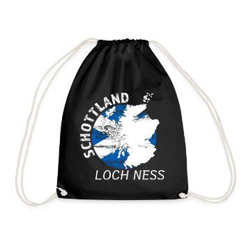Loch Ness - Turnbeutel - Schwarz - Vorne