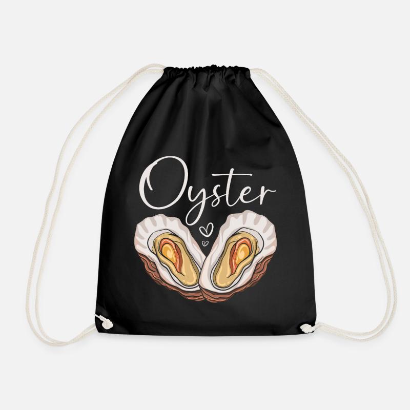 Huîtres - Sac de sport léger - noir