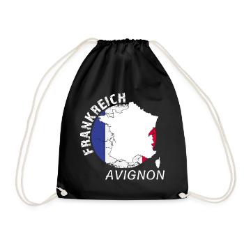 Avignon - Drawstring Bag - black - Front