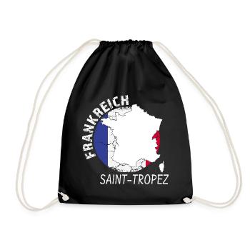 Saint-Tropez - Turnbeutel - Schwarz - Vorne