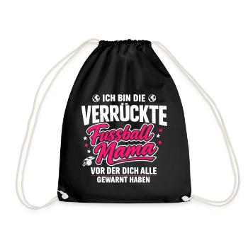 La Maman Folle du Foot - Sac de sport léger - noir - Devant