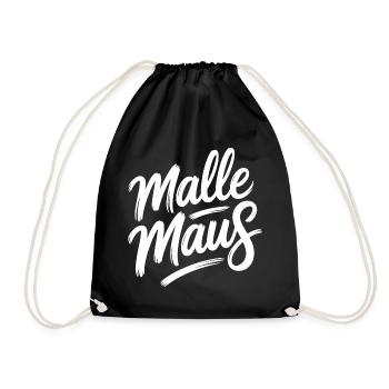 Mallemaus Bachelor Party Women Mallorca Fan Party Malle Mouse - Drawstring Bag - black - Front