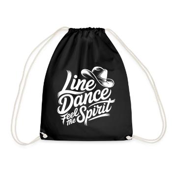 Line Dance Spirit - Sac de sport léger - noir - Devant