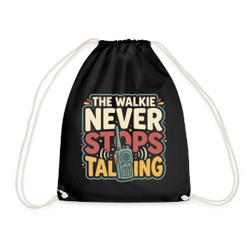 Head of the daycare center, head of the preschool - Drawstring Bag - black - Front