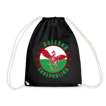Galesko Errepublika - République galloise - Sac de sport léger - noir - Devant