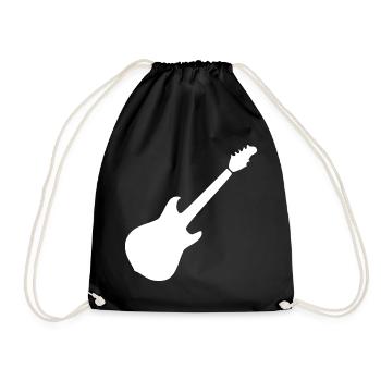 Musicien Cadeau pour la Musique de Guitare - Sac de sport léger - noir - Devant