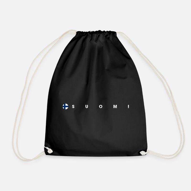 Drapeau Suomi - Sac de sport léger - noir