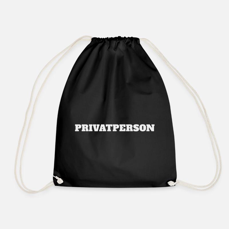 Privatperson - Turnbeutel - Schwarz