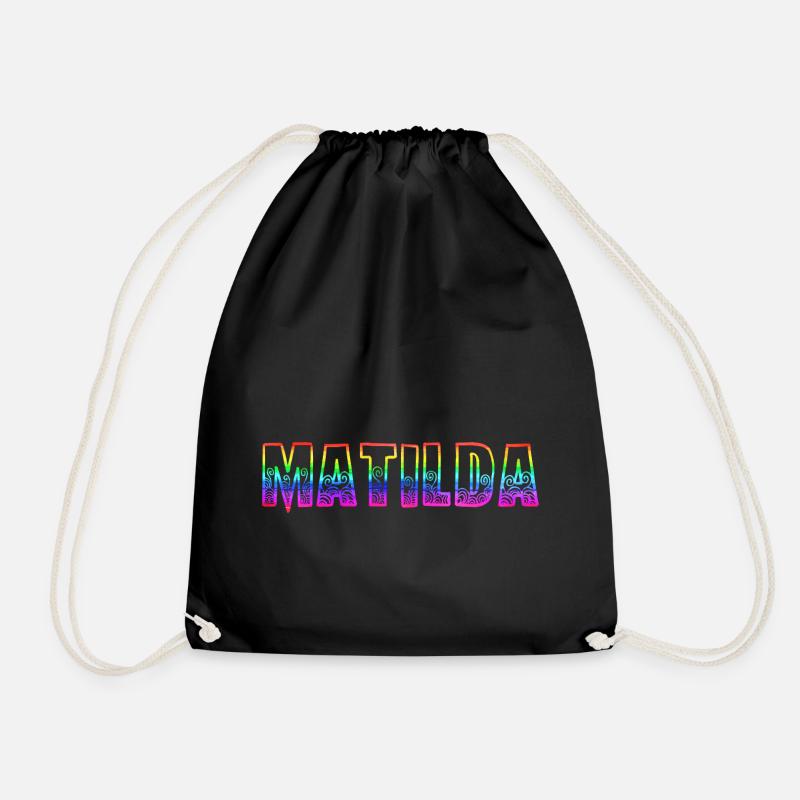 matilda rs regenbogen - Turnbeutel - Schwarz