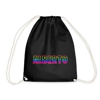 Alberto RS Arc-en-ciel - Sac de sport léger - noir - Devant