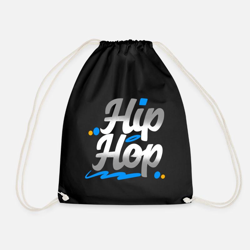 Hip Hop - Turnbeutel - Schwarz